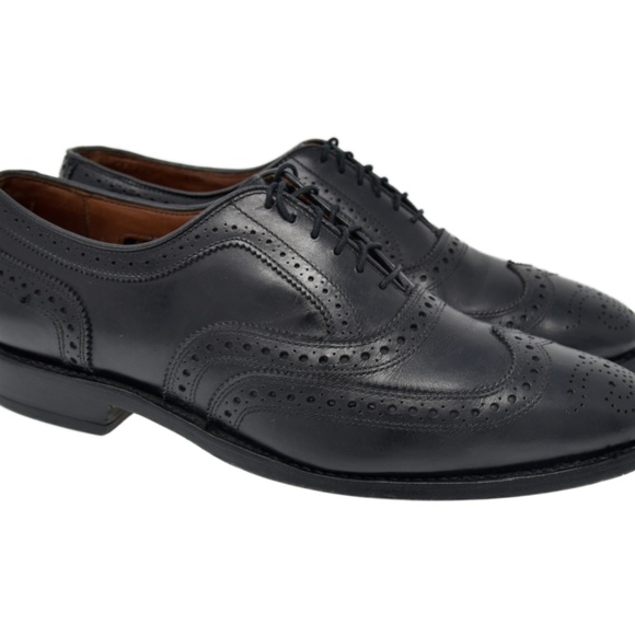 *Allen Edmonds McAllister Black Leather Wingtip